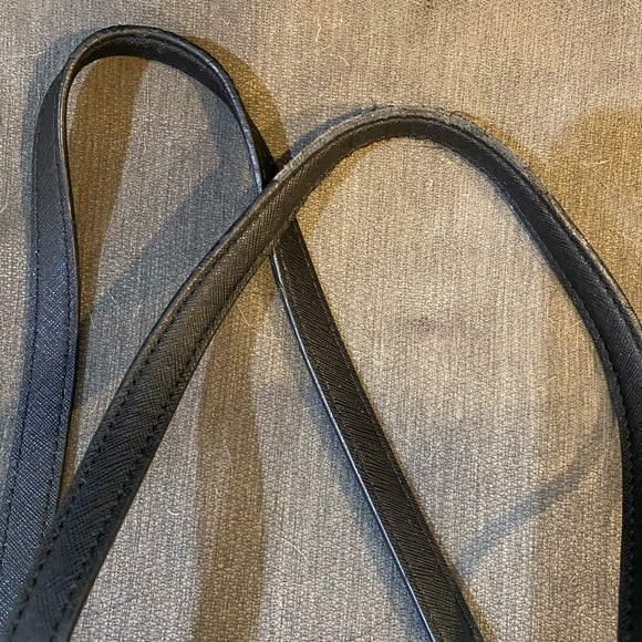 Michael Kors black leather tote bag- 17 inches by 11 inches. - Picture 8 of 9